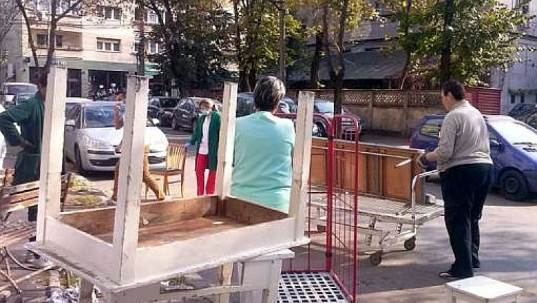 O sectie a Spitalului de Copii Louis Turcanu din Timisoara a fost evacuata. Cladirea le-a fost retrocedata proprietarilor Imagine