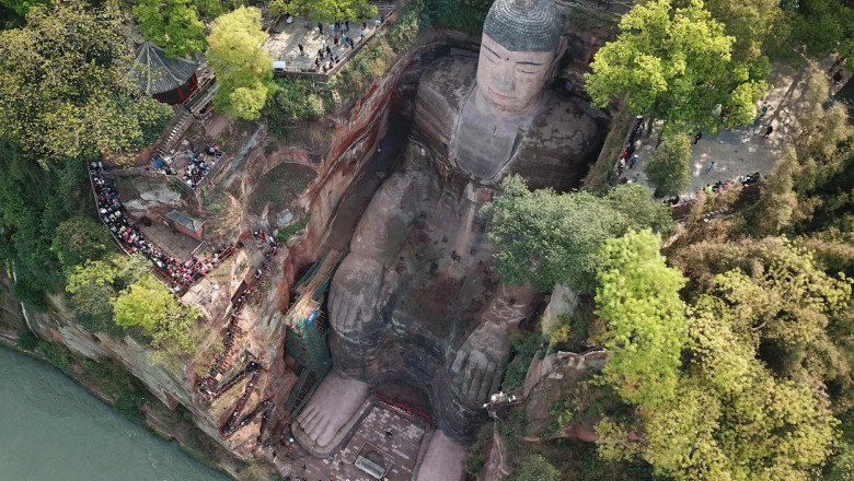 O statuie a lui Buddha de 108 metri inaltime se construieste in Cambodgia. Va fi printre cele mai inalte din lume Imagine