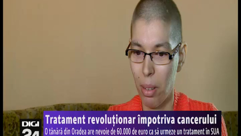 O tanara din Oradea are nevoie de 60.000 de euro ca sa urmeze un tratament revolutionar impotriva cancerului Imagine