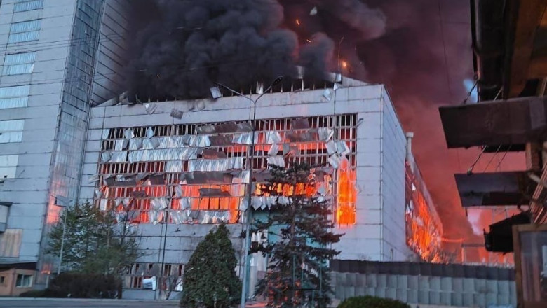 O termocentrala ucraineana, avariata grav intr-un atac al rusilor. Kievul vorbesste despre o „teroare deliberata si sistematica” Imagine