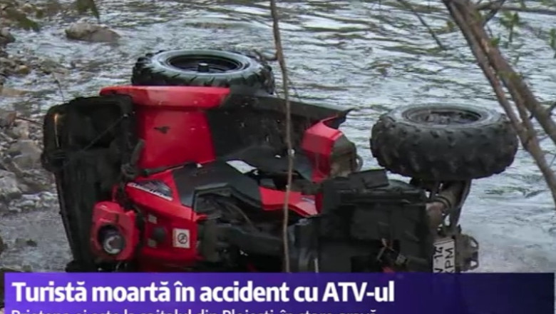 O turista a murit, alta este in stare grava, dupa ce au cazut cu ATV-ul in Azuga Imagine