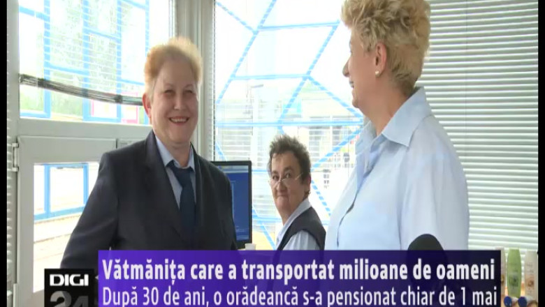 O vatmanita din Oradea a stabilit un record: 23 de milioane de calatori transportati in 30 de ani Imagine