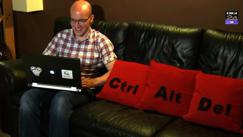 OAMENI. Catalin Francu, autorul proiectului DEX online: „Imi place sa fac lucruri de care sa beneficieze cat mai multi oameni” Imagine