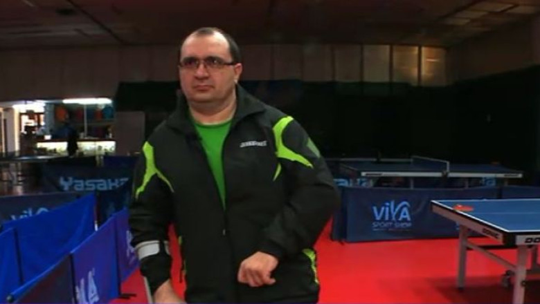 OAMENI. Florin Milciu, diagnosticat cu tripareza spastica, este antrenor de ping pong pentru persoanele cu dizabilitati Imagine