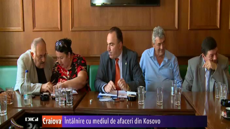 Oamenii de afaceri din Kosovo vor sa atraga investitori din Oltenia Imagine