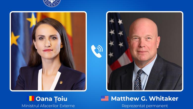 Oana Toiu, discutii cu ambasadorul SUA la NATO despre urmatorii pasi in cadrul parteneriatului cu Romania Imagine