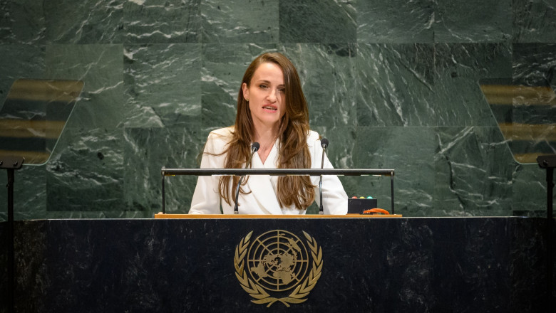 Oana toiu, la Adunarea Generala a ONU: „Federatia Rusa incearca sa submineze dreptul moldovenilor de a-si decide viitorul” Imagine