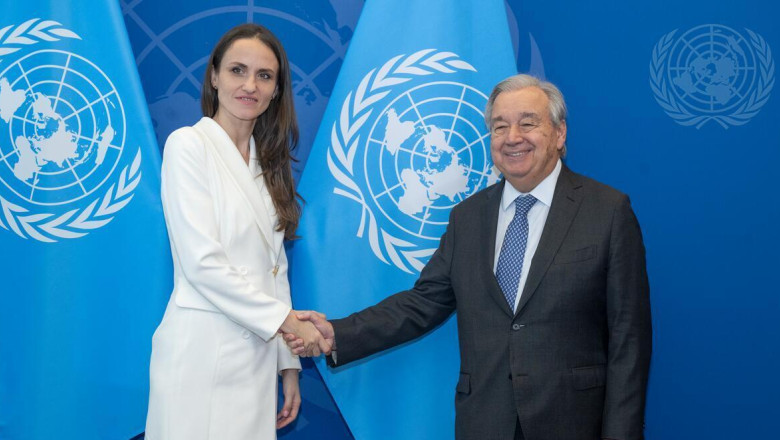 Oana toiu s-a intalnit cu secretarul general ONU, Antonio Guterres. „Am avut o discutie consistenta” Imagine