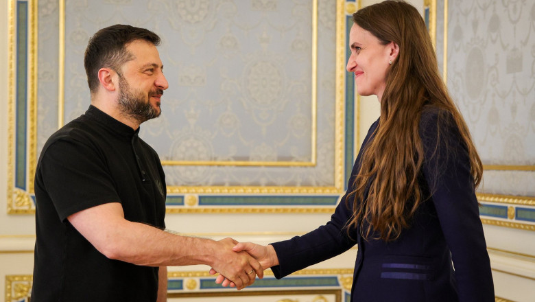Oana toiu s-a intalnit cu Volodimir Zelenski la Kiev. Ce subiecte au fost abordate Imagine