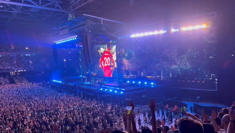 Oasis, concert de poveste dupa despartirea din urma cu 16 ani. La final, trupa i-a adus un omagiu lui Diogo Jota Imagine