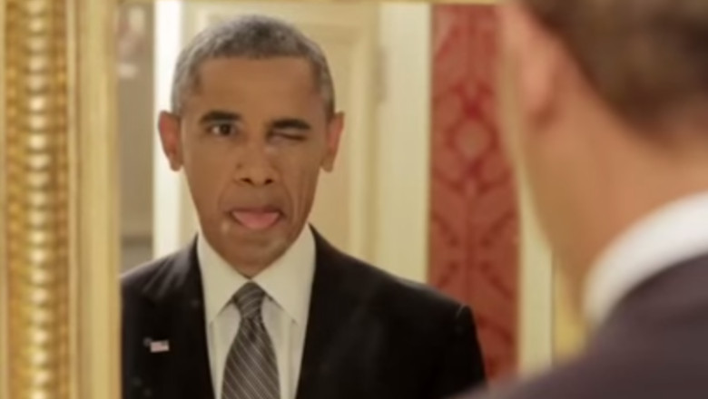 Obama, actor de comedie intr-un clip de promovare a unui program de sanatate Imagine