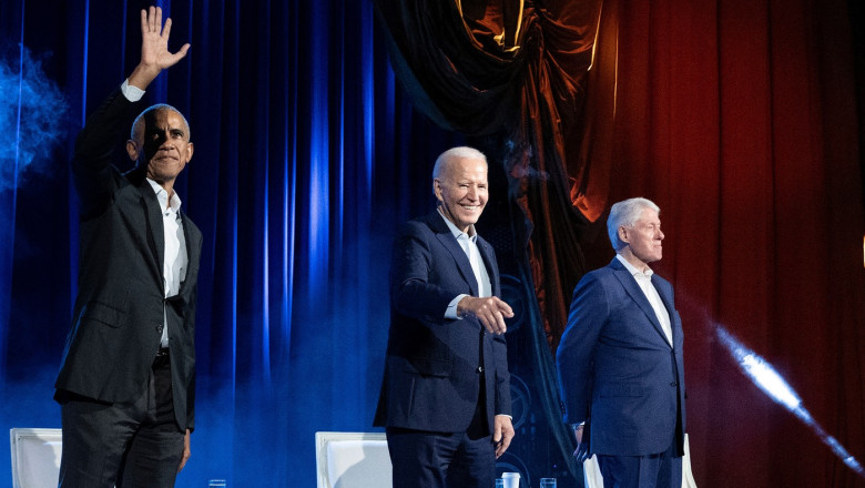 Obama si Clinton i-au facut campanie lui Biden la un eveniment special cu bilete care au costat pana la o jumatate de milion de dolari Imagine