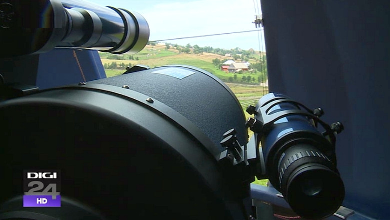 Observatorul astronomic din satul clujean Marisel, dezvoltat de trei romani. Misterele Universului, dezlegate dintre capitele de fan Imagine