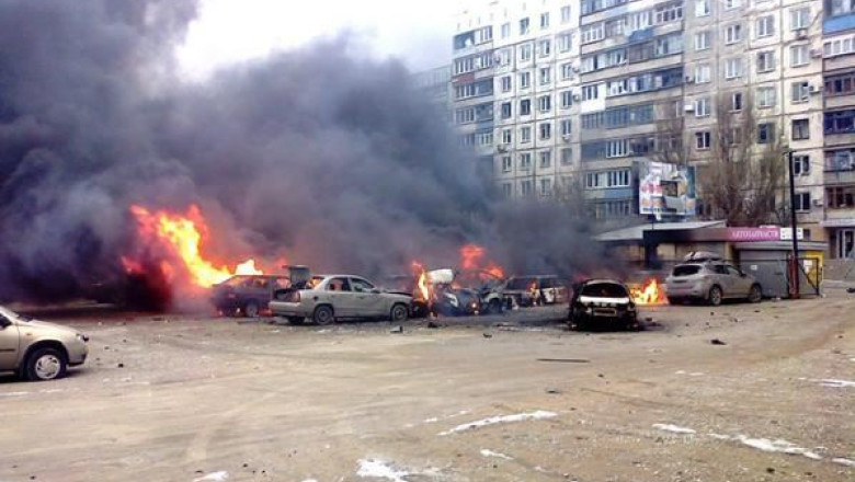 Occidentul reactioneaza in urma atacului cu rachete din Mariupol. NATO: Sunt indicii ca separatistii au lansat o ofensiva de anvergura Imagine