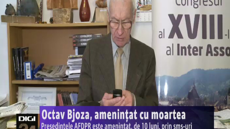 Octav Bjoza, amenintat cu moartea  Imagine