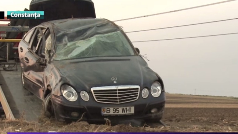 Oficiali europeni, implicati intr-un accident rutier in Constanta Imagine