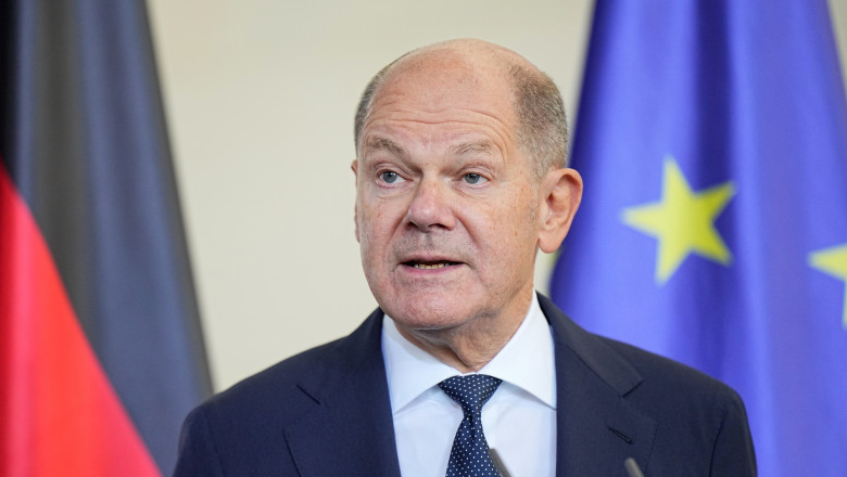 Olaf Scholz declara ca Germania are raspunderea de a evita extinderea razboiului din Ucraina in NATO Imagine