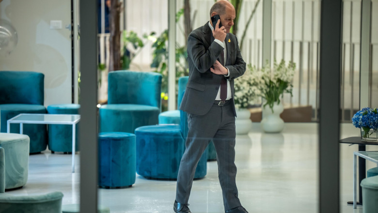 Olaf Scholz i-a transmis lui Joe Biden ca Germania va acorda Ucrainei un ajutor militar de 7 miliarde de euro in 2024 Imagine