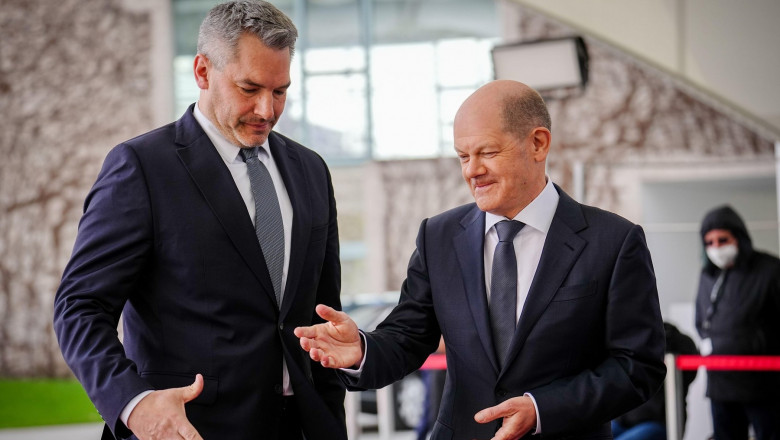Olaf Scholz merge la Viena sa discute cu cancelarul austriac despre aderarea Romaniei si Bulgariei la Schengen Imagine