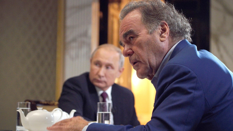 Oliver Stone a spus intr-un interviu despre filmul sau, Nuclear Now, ca „Putin este un lider grozav pentru tara lui” Imagine