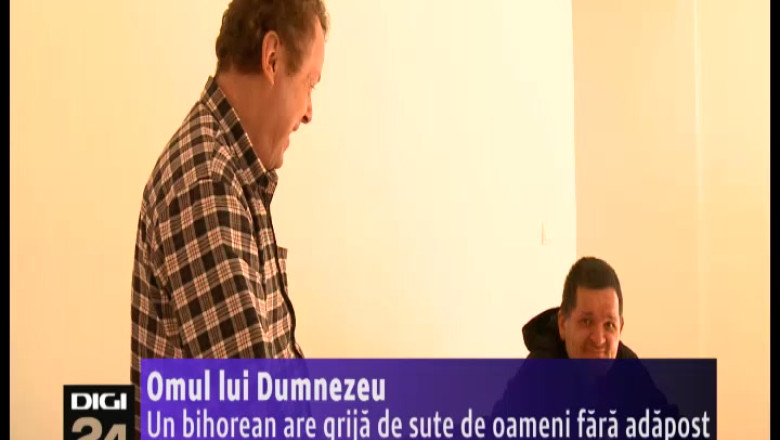 Omul lui Dumnezeu. Un bihorean are grija de sute de persoane fara adapost Imagine