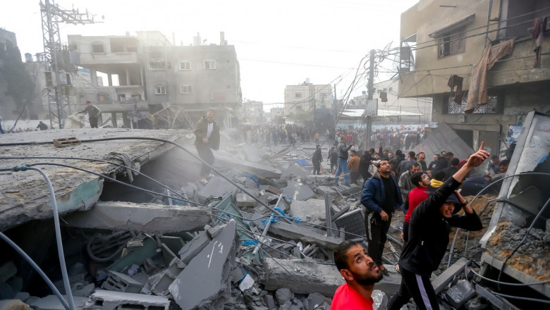 ONU avertizeaza ca razboiul nu trebuie sa ajunga in sudul Fasiei Gaza Imagine