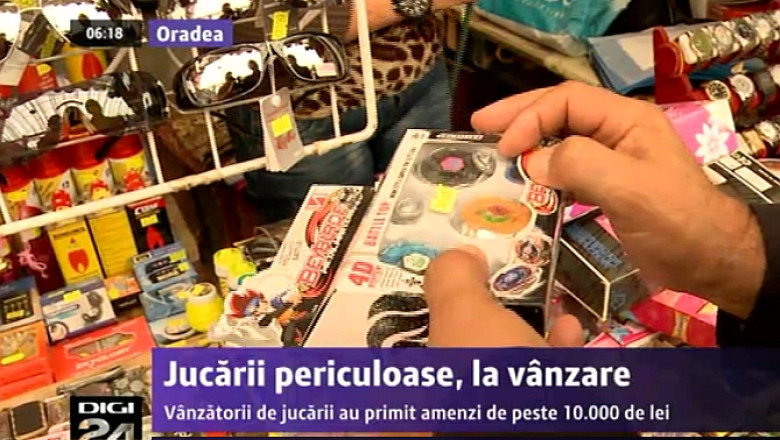 OPC, control la jucarii. Vanzator: „Daca ala nu pune traducere nu inseamna ca i se intampla ceva copilului!” Imagine