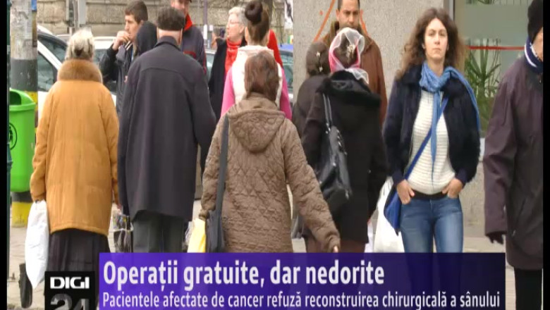 Operatii gratuite, dar nedorite. Pacientele afectate de cancer refuza reconstruirea chirurgicala a sanului Imagine