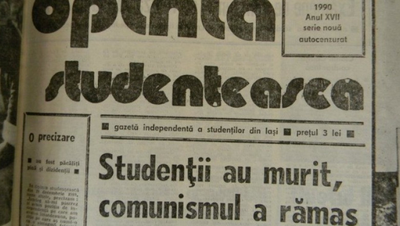 Opinia studenteasca, singura revista de profil din tara, implineste astazi 40 de ani Imagine