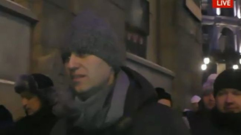 Opozantul lui Vladimir Putin, retinut de politie. Alexei Navalnii voia sa participe la un miting, in Piata Rosie Imagine