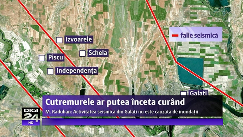 Opt cutremure intr-o singura zi la Galati. Director INFP: Cauzele nu sunt nici inundatiile, nici exploatarile petroliere Imagine