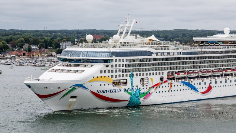 Opt pasageri ai unui vas de croaziera au fost abandonati pe o insula, inclusiv o femeie gravida. Acum, trebuie sa prinda nava din urma Imagine