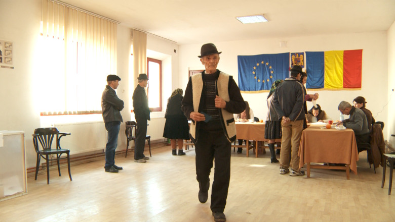ORA 13:00 - Aproape un sfert dintre bihoreni au votat. In premiera, mai multi votanti in orase decat la sate Imagine