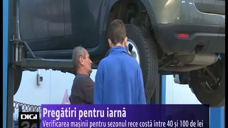 ORADEA. Aglomeratie in atelierele mecanice. Soferii isi verifica masinile pentru iarna Imagine