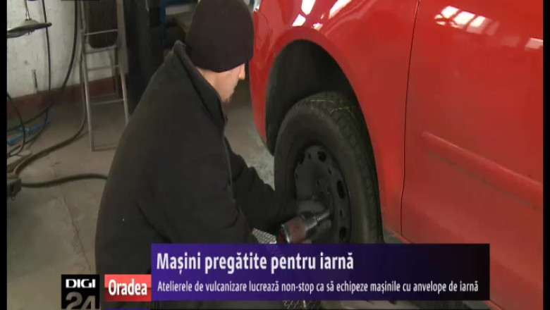 ORADEA. Atelierele de vulcanizare lucreaza la foc continuu ca sa echipeze masinile cu anvelope de iarna Imagine