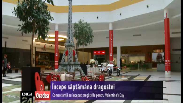 ORADEA. Comerciantii au inceput pregatirile pentru Valentine's Day Imagine