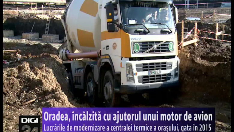 Oradea, incalzita cu ajutorul unui motor de avion Imagine