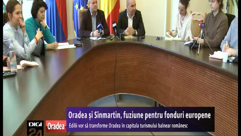 Oradea si Sinmartin, fuziune pentru investitii si bani europeni Imagine