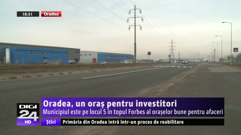 Oradea, un oras pentru investitori. Municipiul este pe locul 5 in topul Forbes al oraselor bune pentru afaceri Imagine