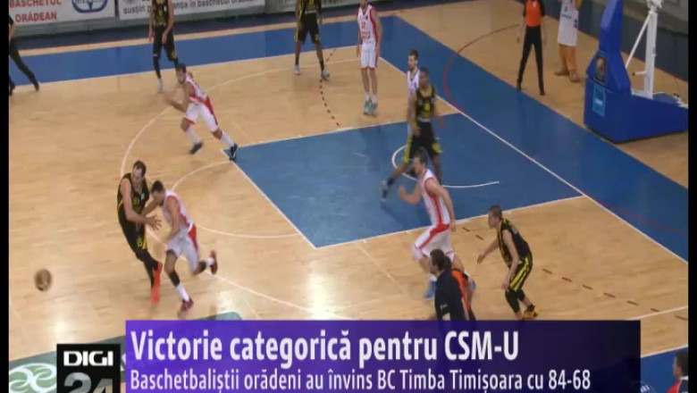 ORADEA. Victorie pentru CSM-U Oradea in meciul cu Timba Imagine