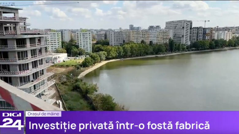 Orasul de maine. Proiect imobiliar spectaculos, pe malul unui lac, in locul unei foste fabrici de caramizi Imagine