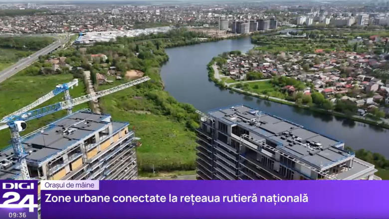 Orasul de maine. Zone urbane conectate la reteaua rutiera nationala Imagine