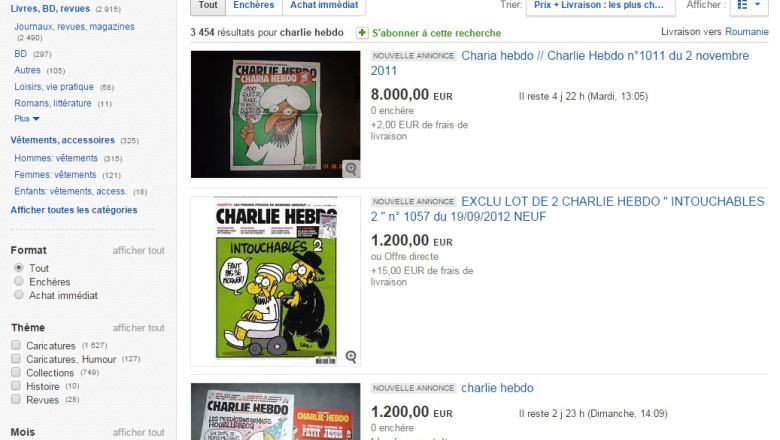 Orice pentru bani. Afaceri de pe urma atentatului terorist de la Paris Imagine