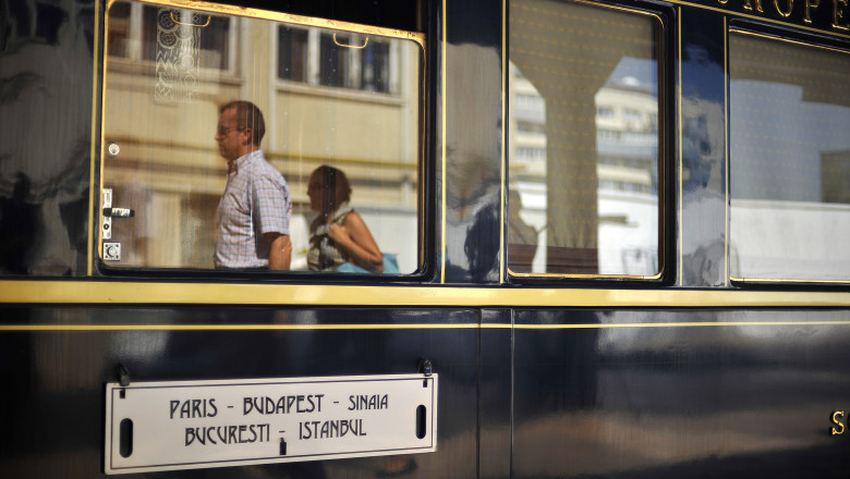 Orient Express a ajuns in Bucuresti. Luxosul tren circula o data pe an, pe ruta Paris - Istanbul Imagine