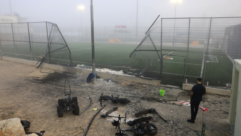 „Orientul Mijlociu este pe marginea prapastiei”. Israelul loveste tinte Hezbollah in Liban dupa atacul sangeros de pe terenul de fotbal Imagine