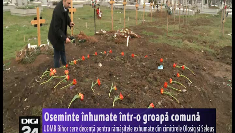 Osemintele a aproape 200 de persoane, inhumate intr-o groapa comuna in Oradea Imagine