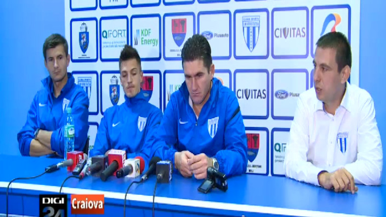 Ovidiu Stanga spera ca CS „U” Craiova sa castige meciul cu FC Bihor Imagine
