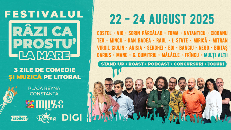 (P) Constanta devine capitala comediei si muzicii live in acest august Imagine