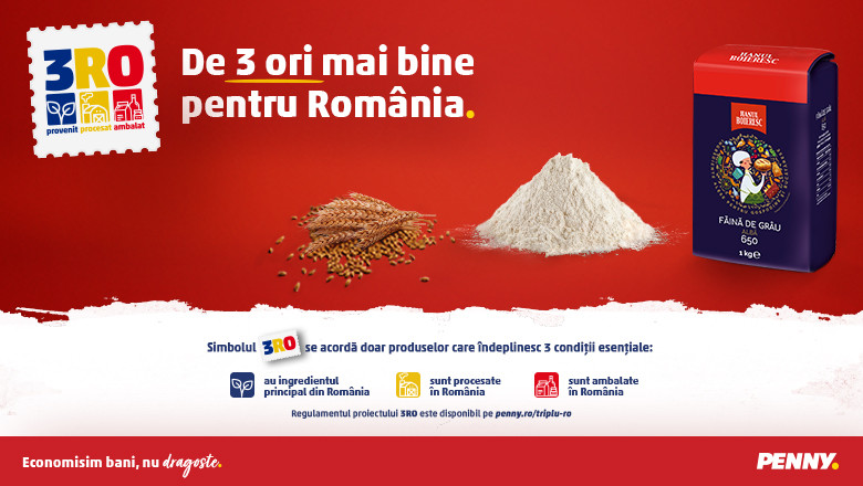 (P) Peste 800 de produse 3RO disponibile in magazinele PENNY sunt semnalizate la raft cu simbolul 3RO Imagine