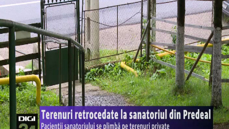 Pacientii sanatoriului din Predeal se plimba pe proprietati private Imagine